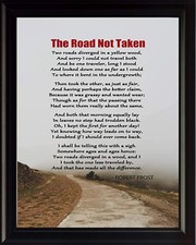 Robert Frost Road Not Taken Poster Print Pict...