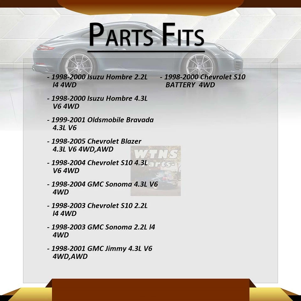 Extremidades externas internas frontais da haste de amarração 4 peças para GMC Sonoma 4.3L 4WD 1998-2004 - Imagem 2 de 4