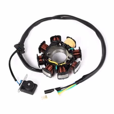 AC Magneto Stator 8 Coil Poles Scooter For Chinese GY6 150cc Engine Moped Bike