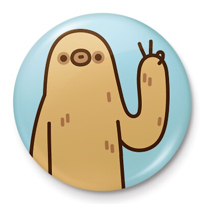Pusheen Nah Sloth Anstecker Button Pin Abzeichen Brosche Badge