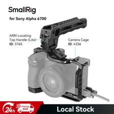 SmallRig A6700 Camera Cage + ARRI Locating Top Handle for Sony Alpha 6700 Camera