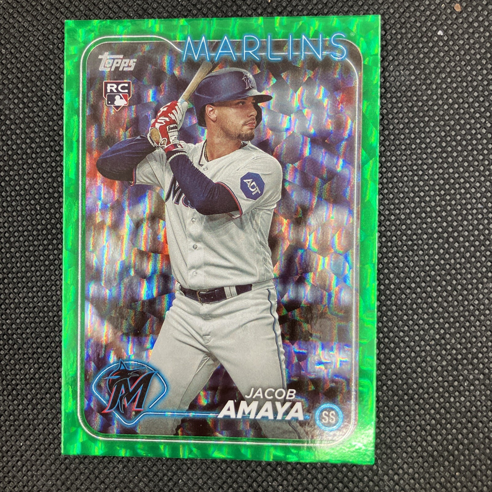 Jacob Amaya - 2024 Topps Series 1 #144 - Green Foil SP /499 - Rookie Card RC