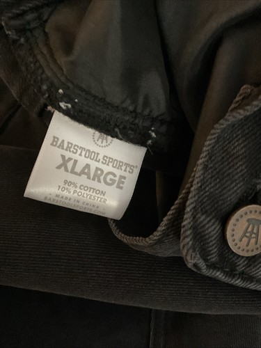 Barstool Sports Dad Jorts Black Men's Size: XLarge Denim 11" Inseam NWT B2 - Picture 5 of 8