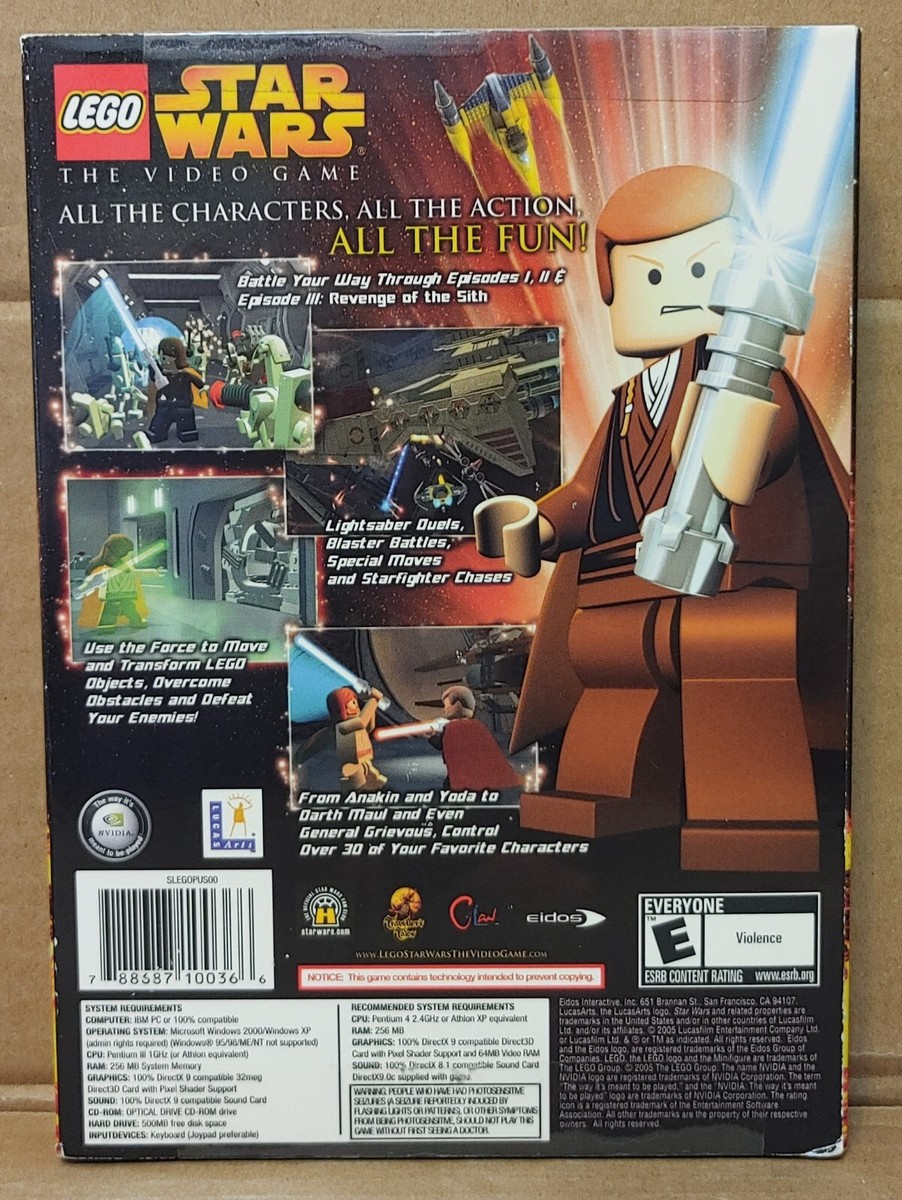 LEGO Star Wars The Video Game (PC) Brand New & Factory Sealed