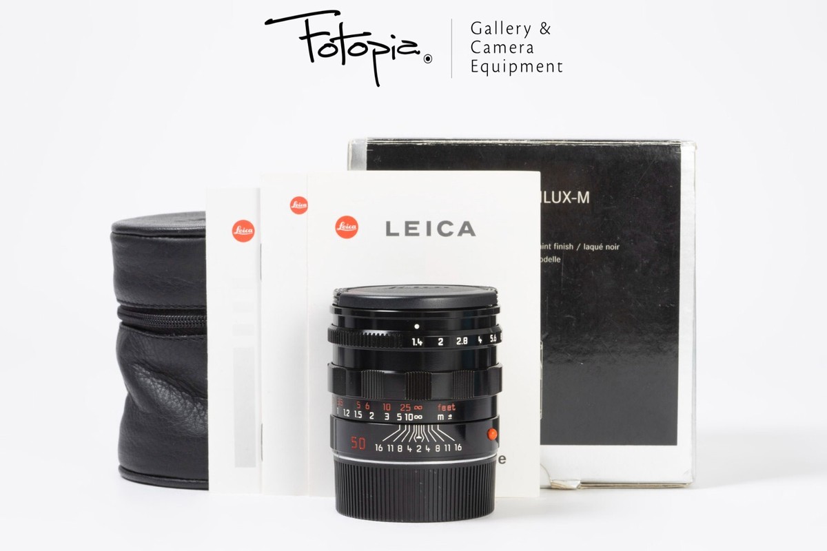 Leica Summilux-M 50mm F1.4 - Black Paint / E46 / Pre-ASPH