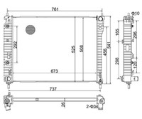 Hart KüHler WasserküHler Passend FüR Chevrolet Captiva Opel Antara C100 C140 L07