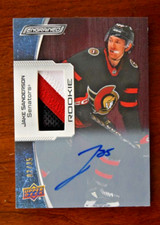 2023-24 Engrained Mahogany Auto Patch Jake Sanderson #/35 - 3 Color!!