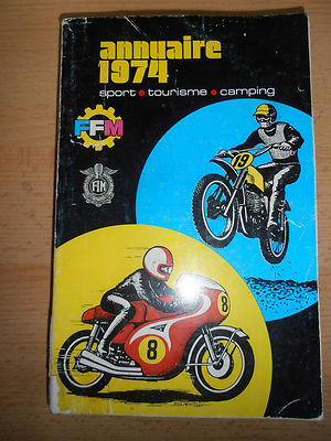VERZEICHNIS FRANZÖSISCHER MOTORRADVERBAND - FFD - MOTORRAD 1974 (Ref. 35) 