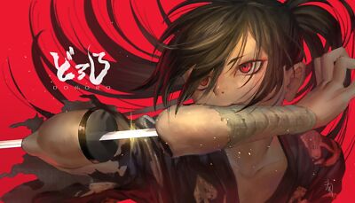 Anime dororo hyakkimaru Playmat Gaming Mat Desk