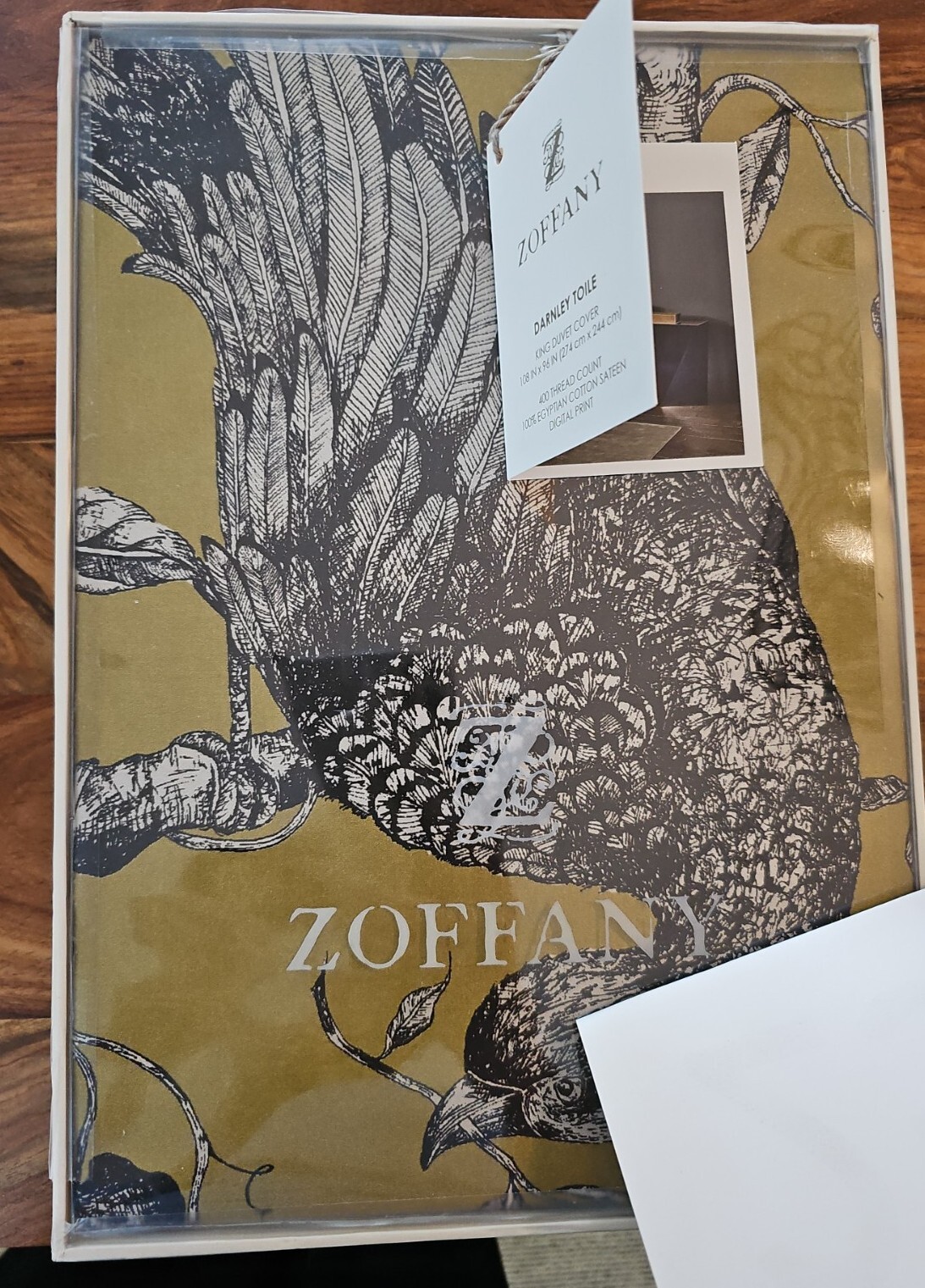 Zoffany Darnley Toile King Duvet Cover, 400 tc 100 Cotton Sateen 450