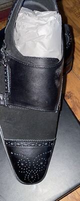 La Milano Patina Collection Black Double Buckle Leather  display picture 1