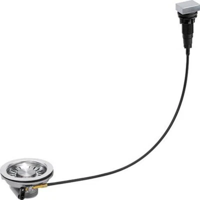 Franke FRTWIST-SN Basket Strainer Kit Square Trim Twist SATIN NICKEL New in Box!