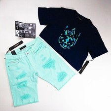 Cult of individuality NY 2p set mens 100 Authentic Shorts size 31 and t-shirt M