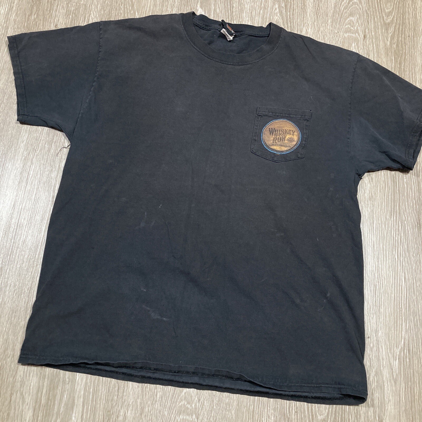 FILA Harley Shirt XL Y2k Whiskey Row Arizona Davidson Biker Chopper Maglietta Moto