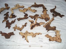 1 Posten Mopani Wurzel Driftwood Eisenholz Wurzelholz 10 kg  kg/5,49€ D Mix 10