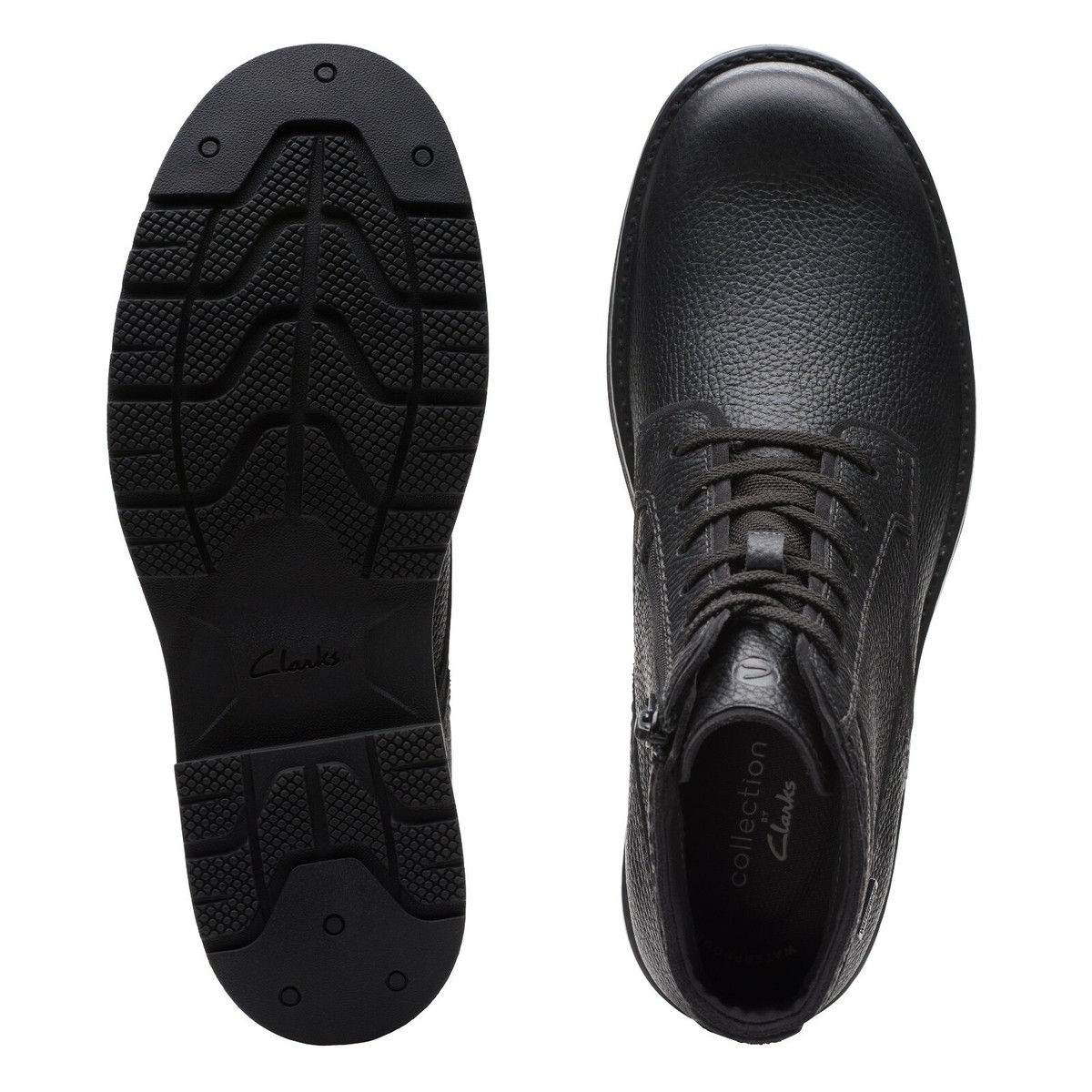 Clarks Clarks Mens Collection Morris Black Tumbled Leather size 7 M New in Box Clarks - Brandclub - Clarks Collection Men main image 4