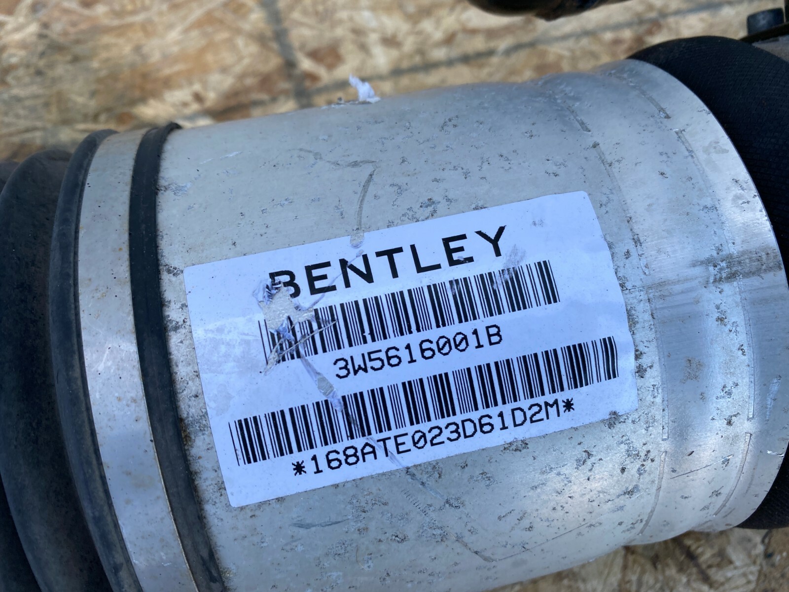 REAR LEFT DRIVER AIR SHOCK STRUT 3W5616001 BENTLEY FLYING SPUR OEM (06-12) 