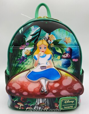 disney mini backpack alice in wonderland Amazon.com: Loungefly Cameo BLACK NONE: Clothing, Shoes & Jewelry Fans of Disney will love the various scenes and characters from the film depicted on the bag Loungefly Disney Alice in Wonderland