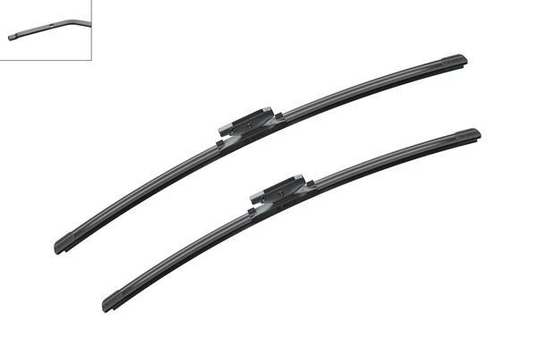 Bosch 3397007425 conjunto de limpador plano dianteiro para Mercedes Citan Renault Saab 9-5 - Imagem 2 de 4