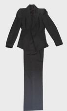 Alexander McQueen Classic Single-Breasted Suiting Blazer & Pants Dress Pantsuit