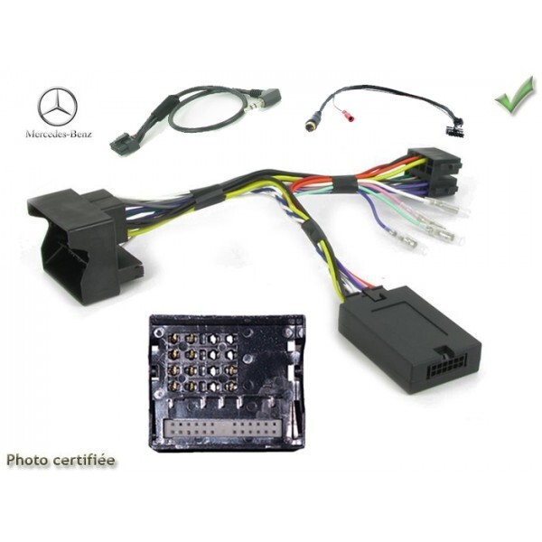 Commande au volant Mercedes Classe E S211 Break 2003 à 2010 faisceau Fakra audio