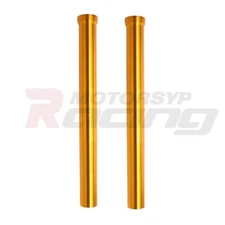 Gold Front Shock Absorber Fork Outer Tubes For Kawasaki Z900RS 2018-2024 535mm