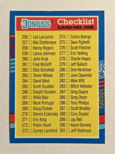 1991 Checklist (#386) - Unmarked - 1991 Donruss Baseball