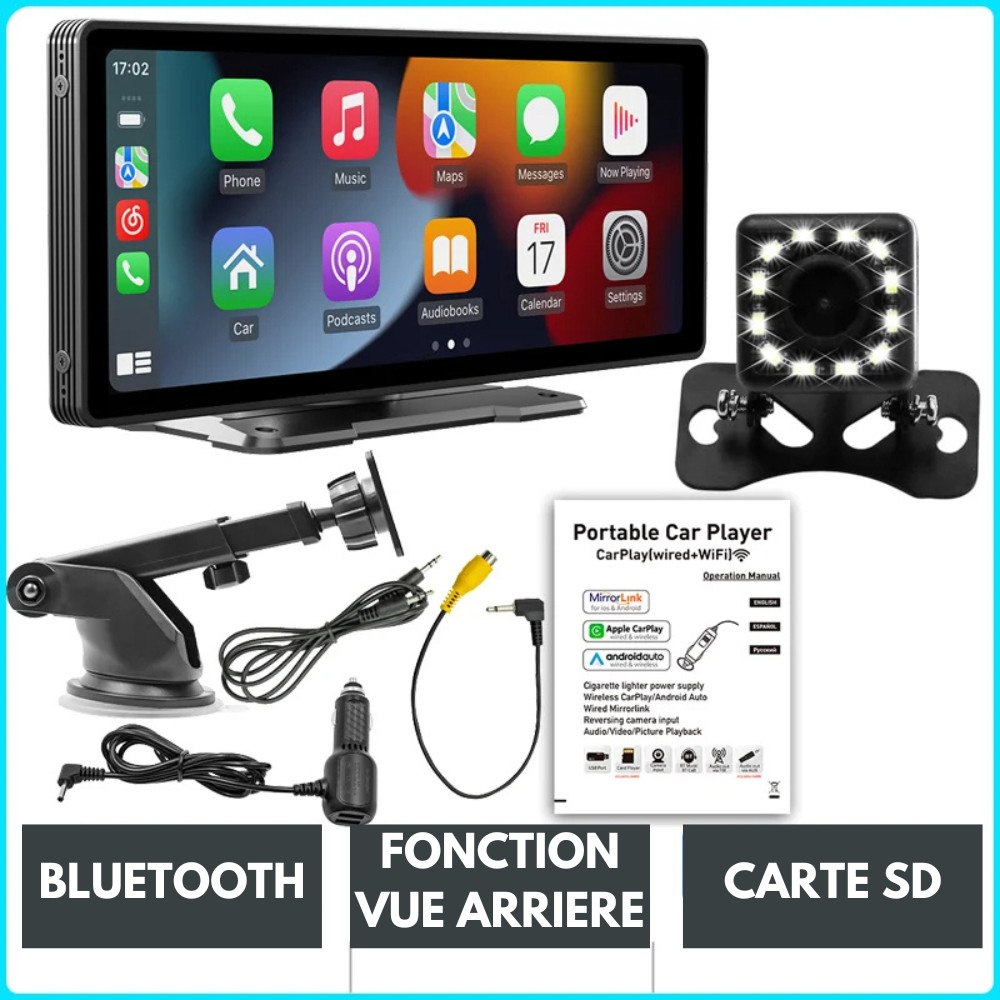 Écran tactile Carplay sans fil 10.26 pouces réglant vos problèmes de stationnement