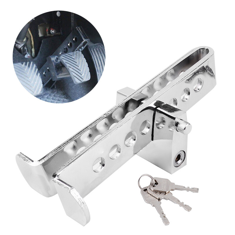 Bild 8 - Auto KFZ Clutch Pedalschloss Pedal Bremse Sperre Schloss Diebstahlschutz Set DHL