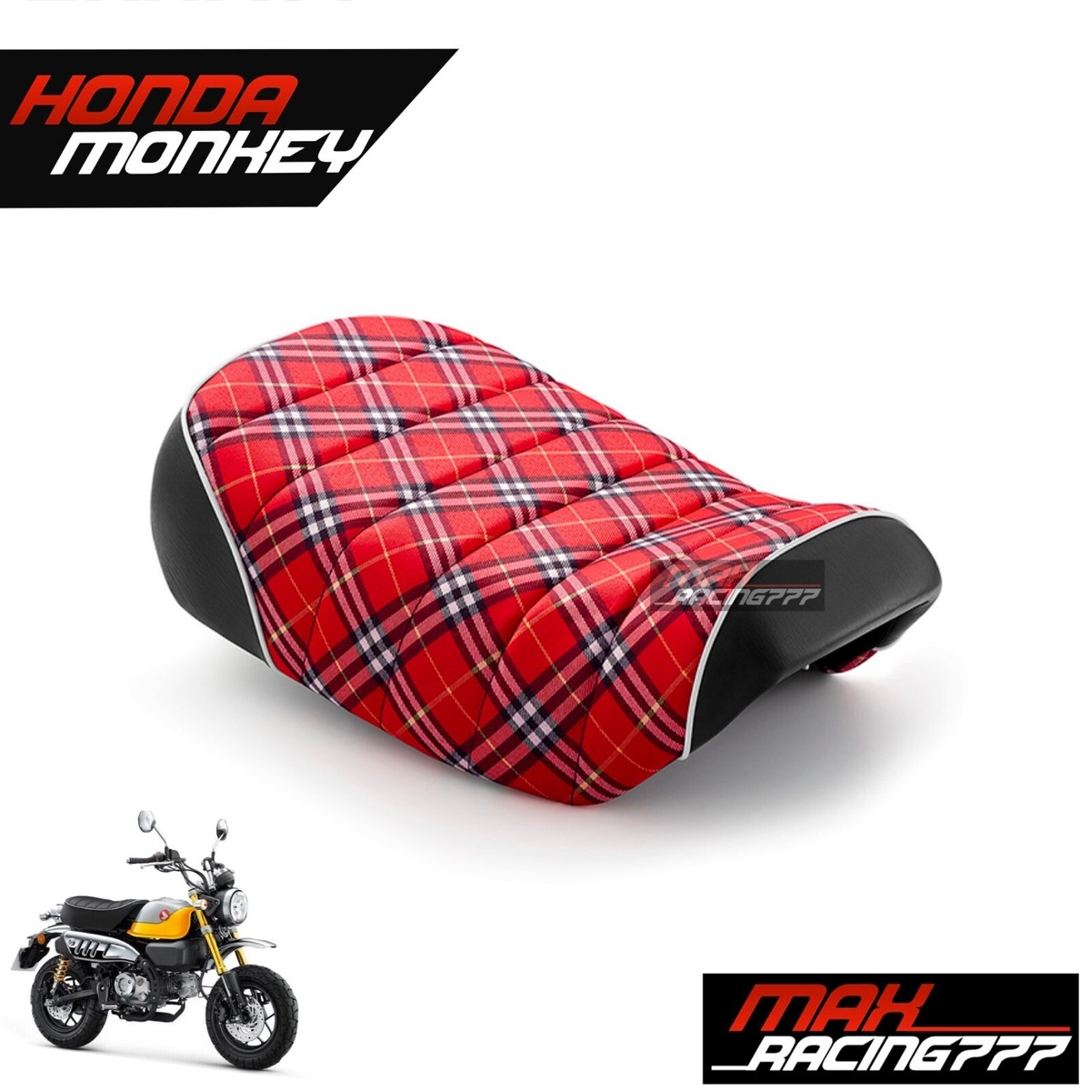 HONDA MONKEY Z125 125 2018-2022 CUSTOM RACING PLAID REPLACEMENT