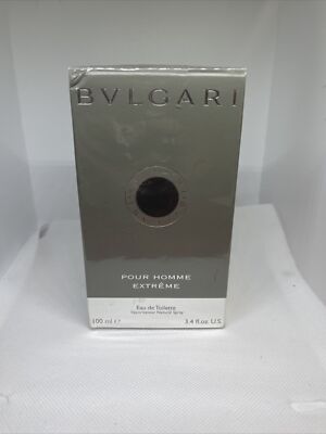 Bvlgari Pour Homme EXTREME Cologne 3.4 oz. Eau de Toilette Spray for Men.New Box