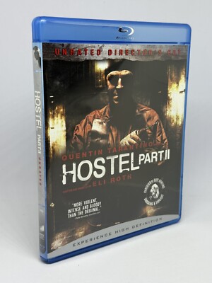 Hostel Part 2 (Blu-ray Disc, 2007) UNRATED DIRECTOR'S CUT  Like New 