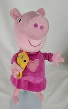 2003 Peppa Pig Sleep n' Oink Bedtime Talking 12" Character Plush Tested Working