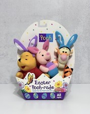 Vintage Fisher Price Disney Winnie The Pooh Easter Pooh-rade Stuffed Play Set