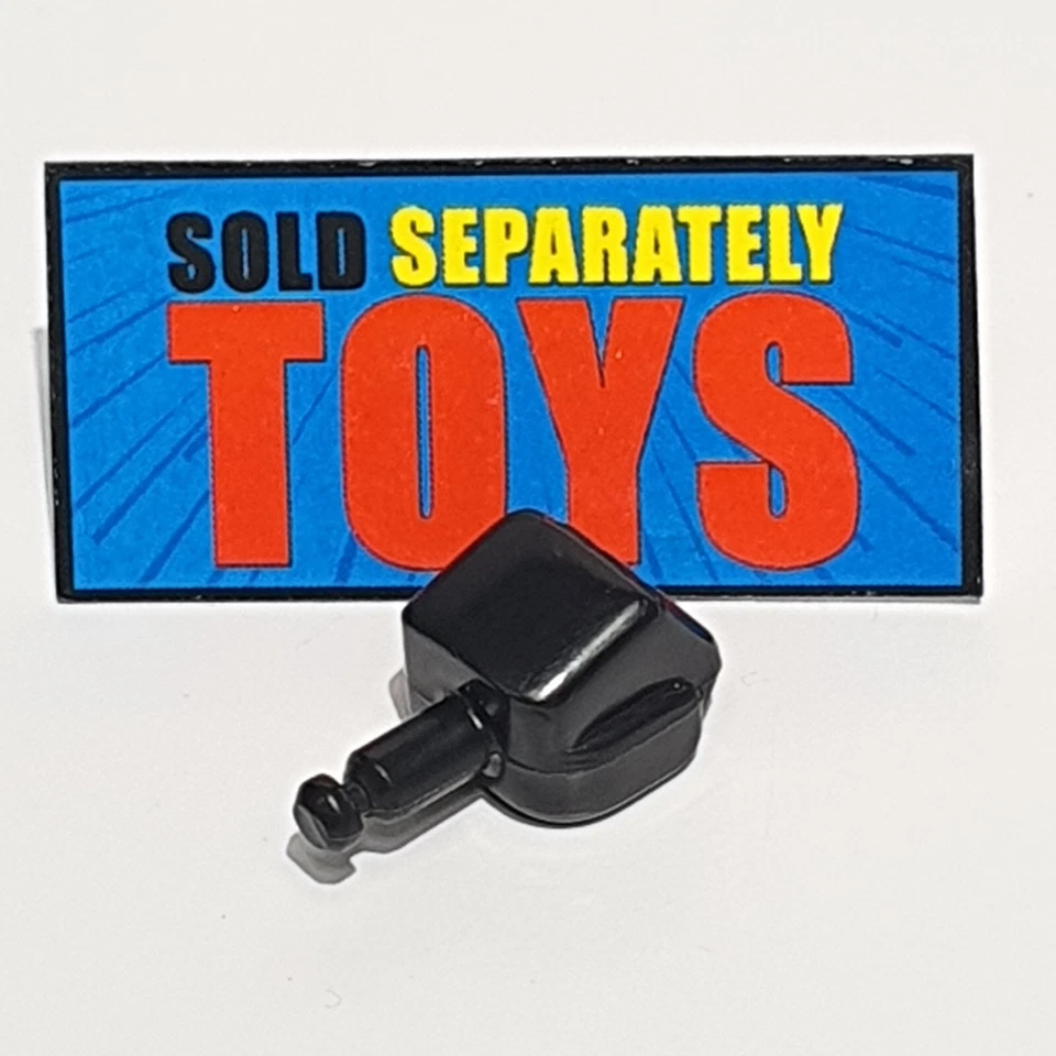 Vtg Transformers G1 Trailbreaker LEFT FIST with hole hand black body part weapon - Image 3 of 4