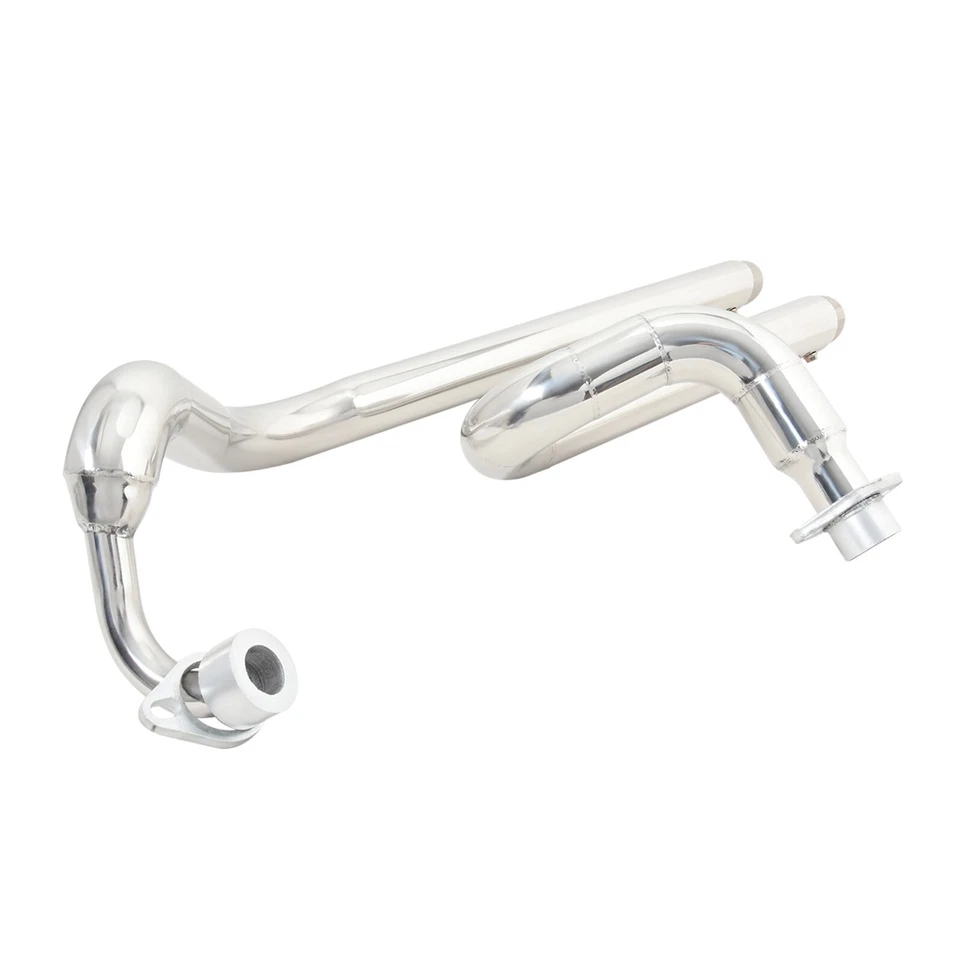 Chrome Shortshots Staggered Exhaust Pipes for Yamaha V Star 650 XVS400 Dragstar Foto 4 de 4