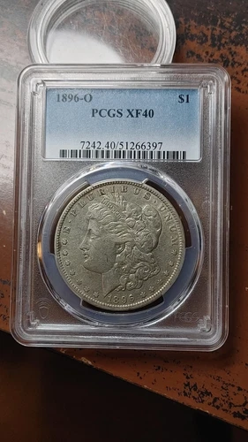 1896 O Morgan Silver Dollar $1 PCGS XF40                                    4867