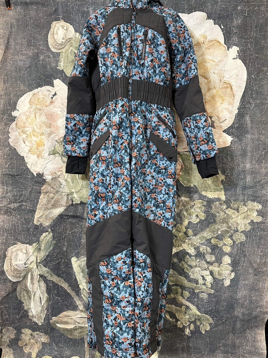 Combinaison De Ski Free People FP Movement Olive Gris, XL, Avec Capuche, Neuve étiquette