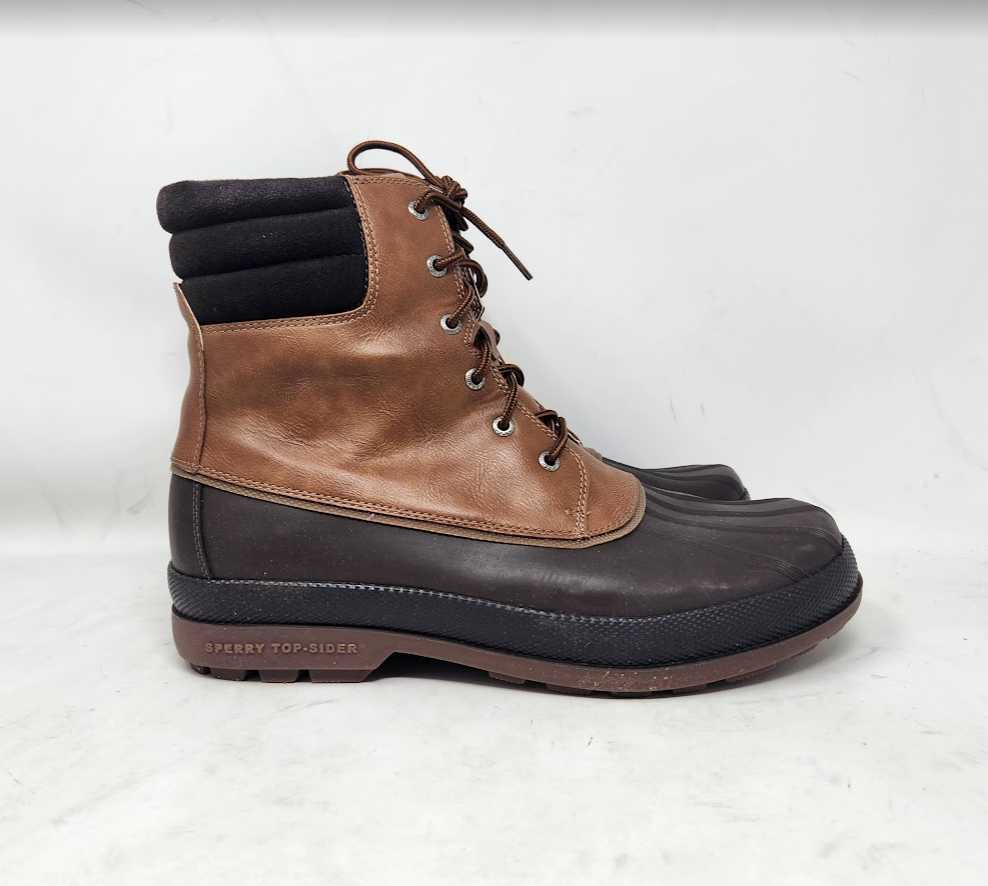 Men\'s 12W Sperry Cold Bay brown snow winter boots STS19551 12 Wide Amazon.com | Sperry Mens Cold Bay Boot Boots, Tan/Brown, 7  main image 3