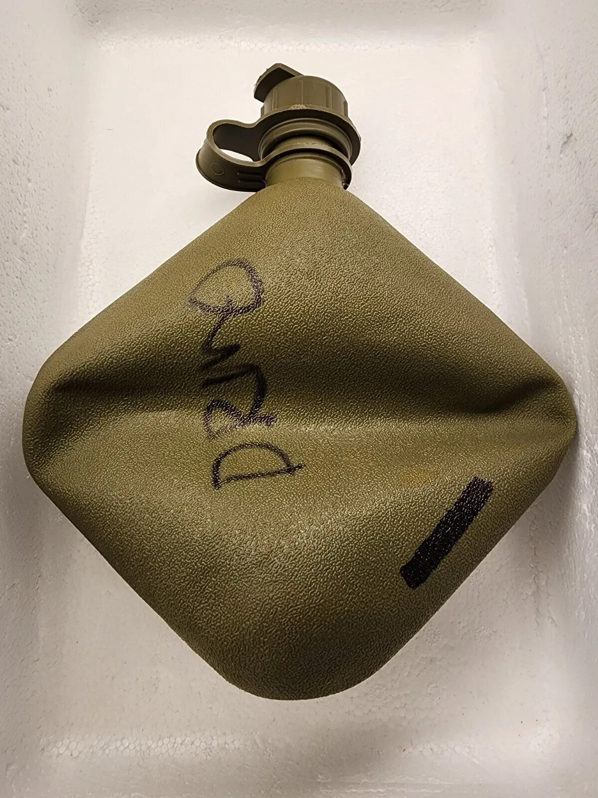 US Military 2 QT Collapsible Water Canteen with 2 Quart Pouch Cover & Sling EXC