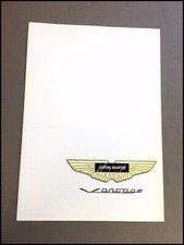 1978 1979 Aston Martin V8 Vantage Coupe Vintage Car Sales Brochure Folder