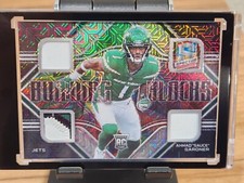 Sauce Gardner 2022 Spectra Building Blocks Rookie Jets JSY Triple Patch Meta /25