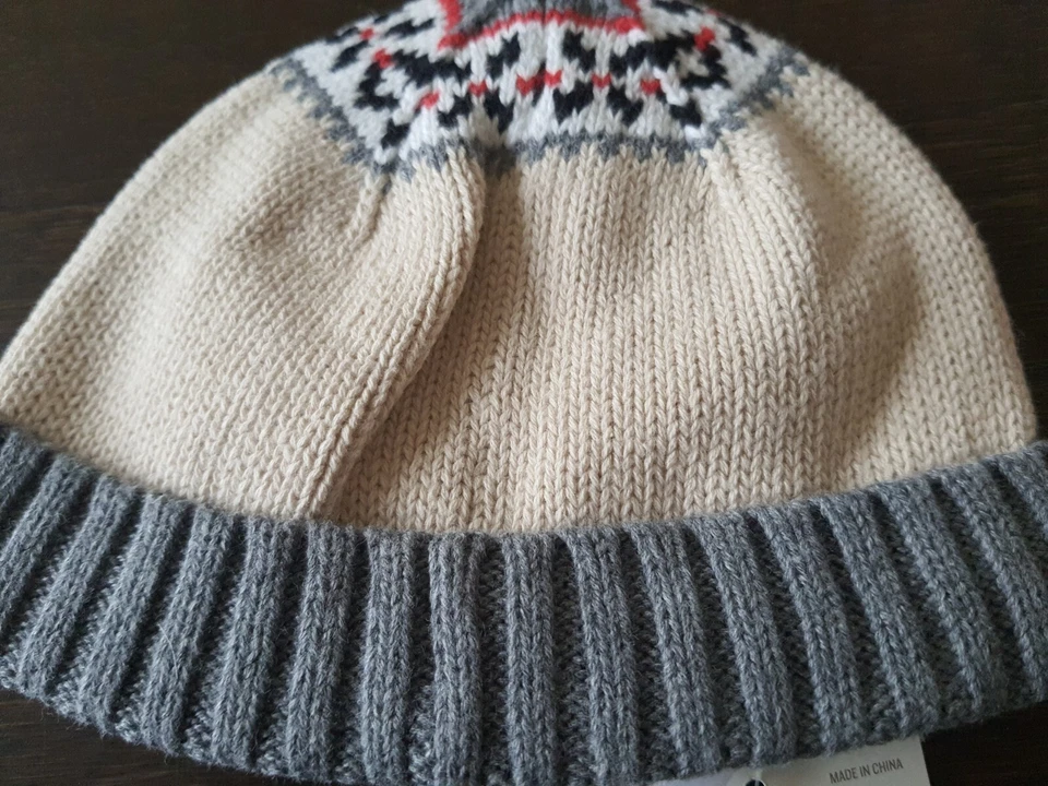 Janie And Jack Gorro Tren Forrado Bebé Niño Sombrero Talla 0-6 Meses Nuevo con Etiquetas 2013 Gris Foto 4 de 4