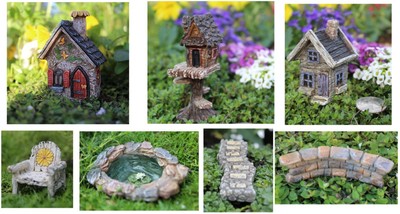 Wholesale Fairy Gardens Itty Bitty Houses Daisy Chairs Walks