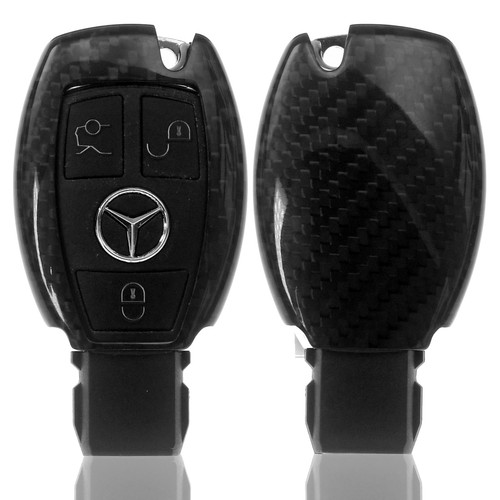 Auto Schlüssel Hülle ECHT Carbon für Mercedes Benz C204 W205 S205 C205 A205 W207 - Bild 2 von 8