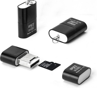 Ultra-Portability Micro SD Card Reader - 3 Pack USB Adapter for PC & Laptops