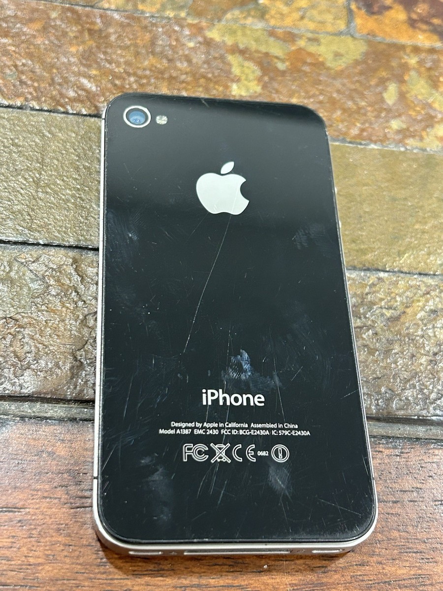 iPhone 4s Black Untested For Parts A1387 | eBay