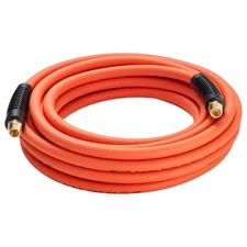 VEVOR Air Hose 1/4" x25ft Hybrid Air Hose with 1/4 inch Solid Brass Male Fitting