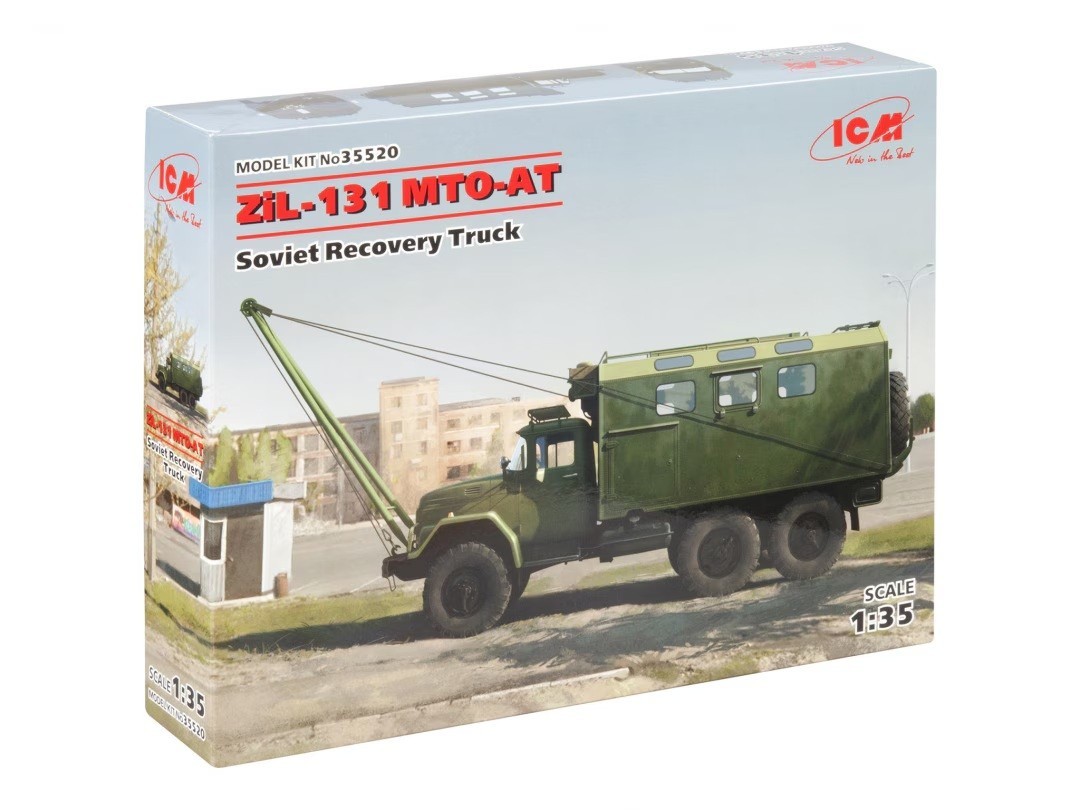 ICM 35520 1:35th scale Soviet Recovery Truck ZiL-131 MTO-AT