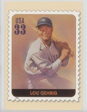 2000 USPS Legends of Baseball All Century Team Postcards Lou Gehrig HOF fm0